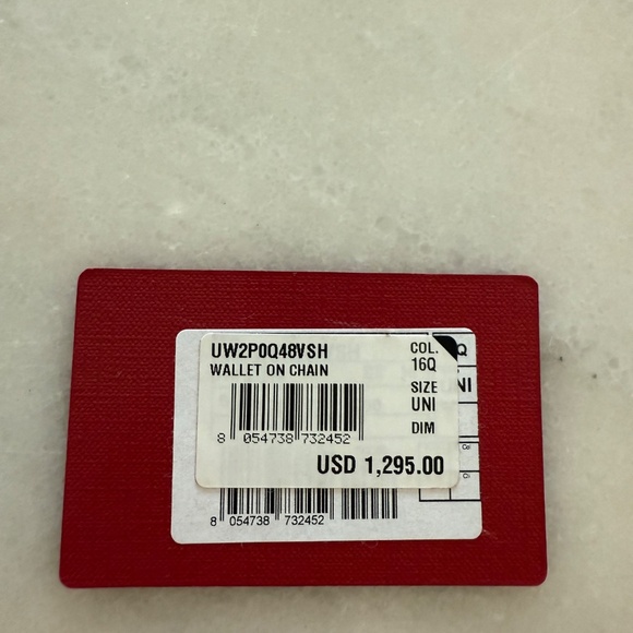 Valentino Garavani Wallet On Chain (Blush) - Picture 4 of 16